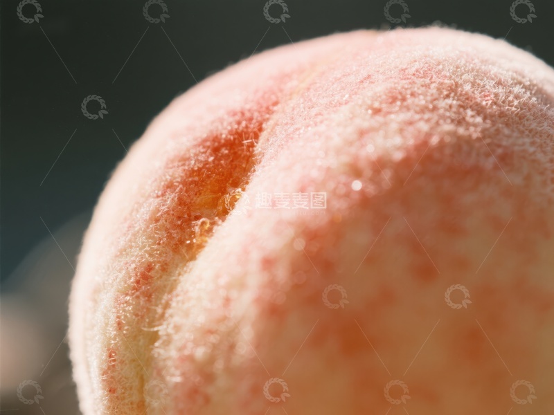 高清大图下载【趣麦麦图】新鲜桃子的特写镜头