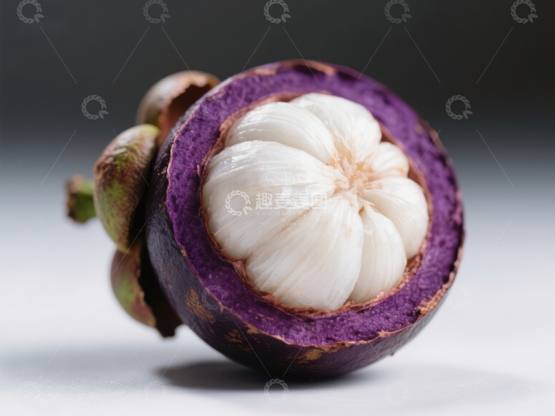 高清大图下载【趣麦麦图】新鲜紫皮水果切面展示
