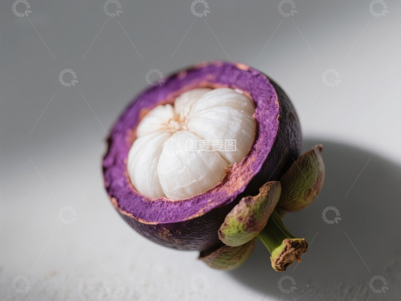 高清大图下载【趣麦麦图】新鲜紫皮水果切面展示