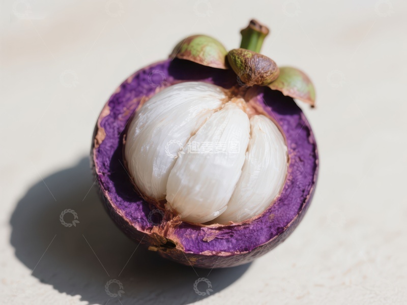高清大图下载【趣麦麦图】新鲜紫皮水果切面展示