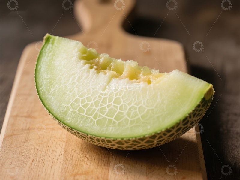高清大图下载【趣麦麦图】新鲜哈密瓜切片展示