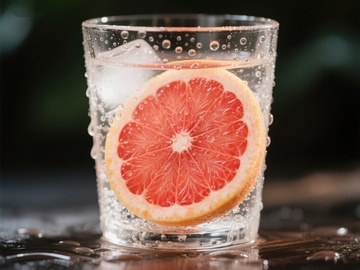 冰镇葡萄柚汽水