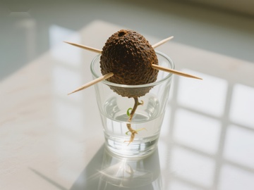 水培植物种子的萌发过程