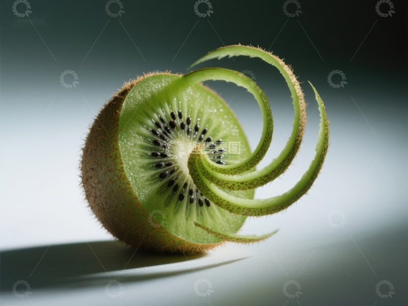 高清大图下载【趣麦麦图】创意切片猕猴桃艺术展示