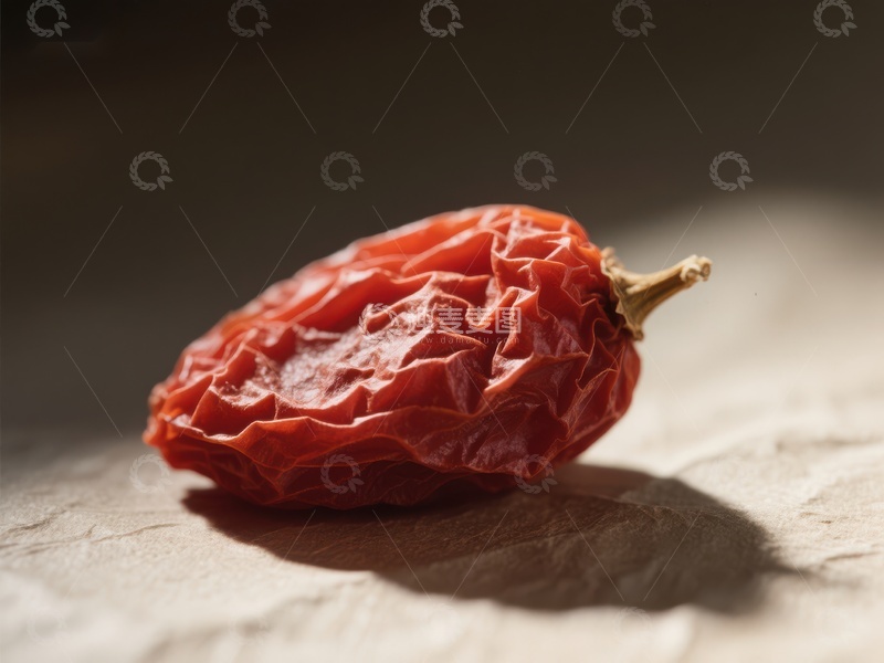 高清大图下载【趣麦麦图】干瘪的红色辣椒特写