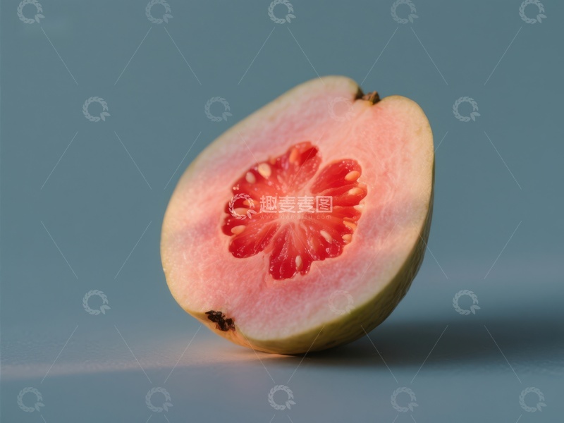 高清大图下载【趣麦麦图】切开的粉色果肉水果
