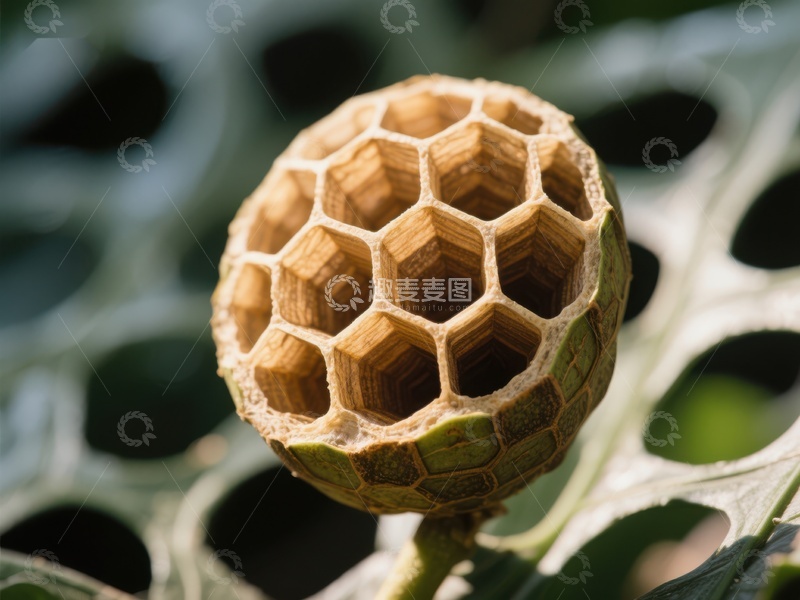 高清大图下载【趣麦麦图】蜂巢结构的自然艺术