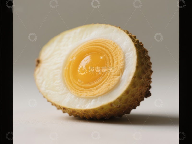 高清大图下载【趣麦麦图】新鲜榴莲果肉特写