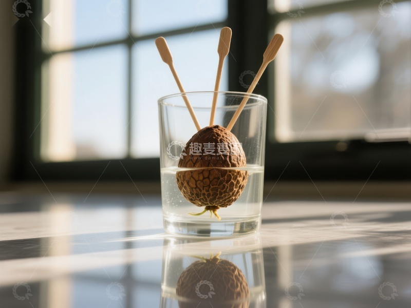 水培植物的初步阶段