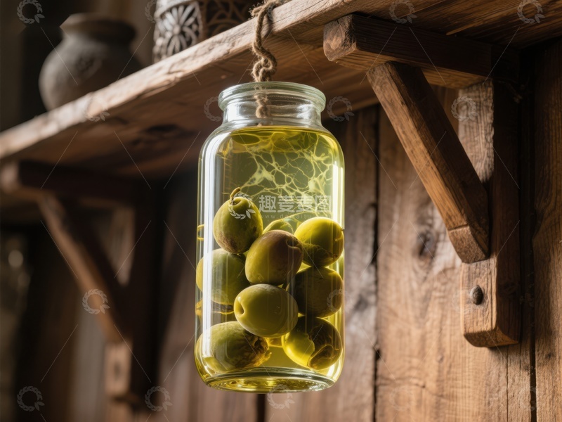 高清大图下载【趣麦麦图】悬挂的橄榄油罐