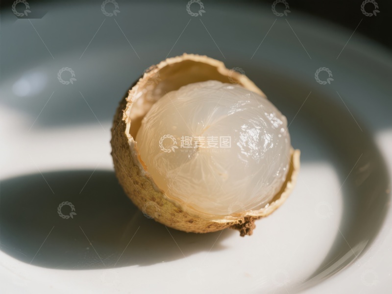高清大图下载【趣麦麦图】新鲜荔枝果肉特写