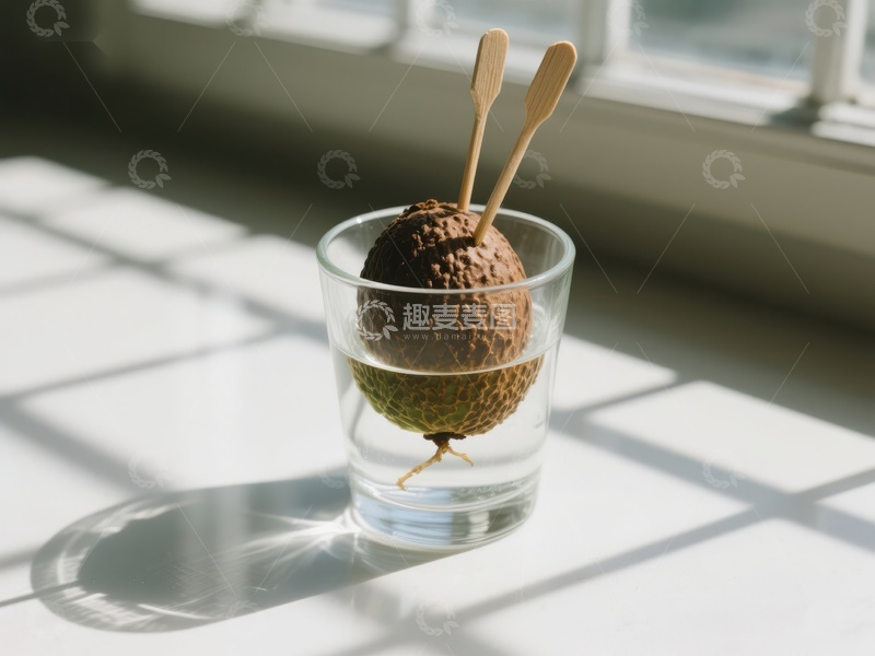 高清大图下载【趣麦麦图】阳光下的玻璃杯与果实