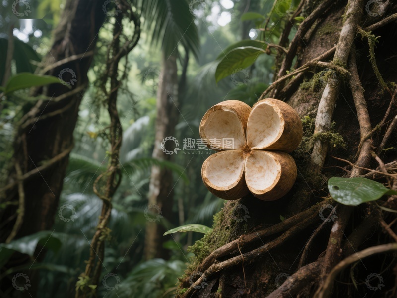 高清大图下载【趣麦麦图】雨林中的奇特果实