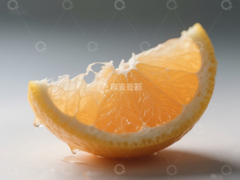 高清大图下载【趣麦麦图】新鲜橙子切片特写