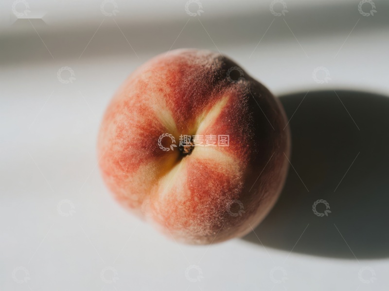 高清大图下载【趣麦麦图】新鲜桃子的特写