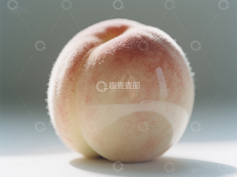 高清大图下载【趣麦麦图】新鲜桃子的特写