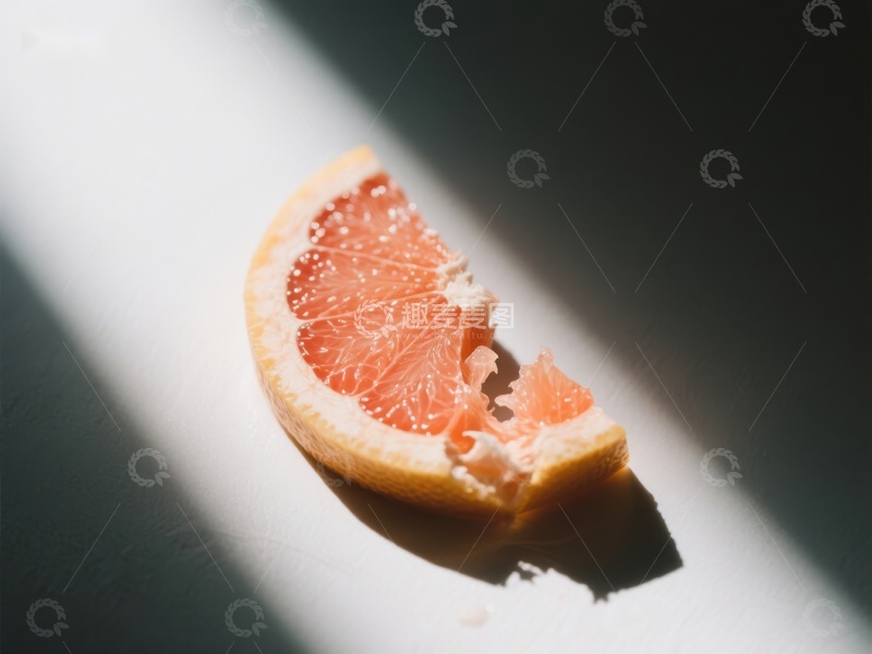 高清大图下载【趣麦麦图】阳光下的葡萄柚切片