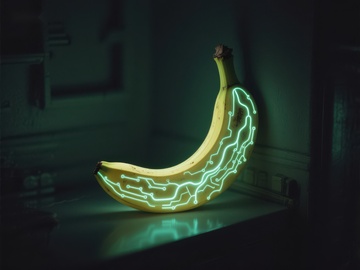 发光电路的香蕉