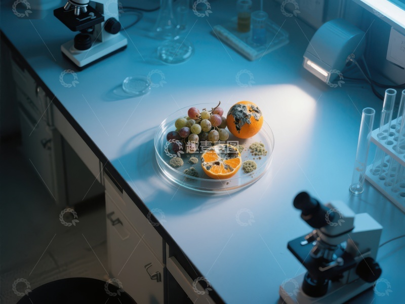 高清大图下载【趣麦麦图】实验室中的腐烂水果研究