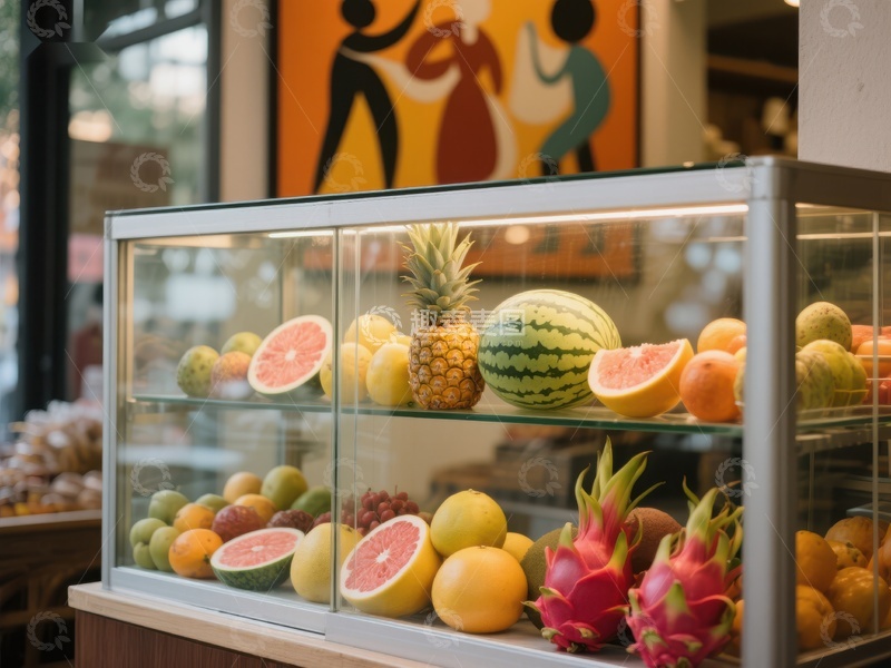 高清大图下载【趣麦麦图】新鲜水果展示柜