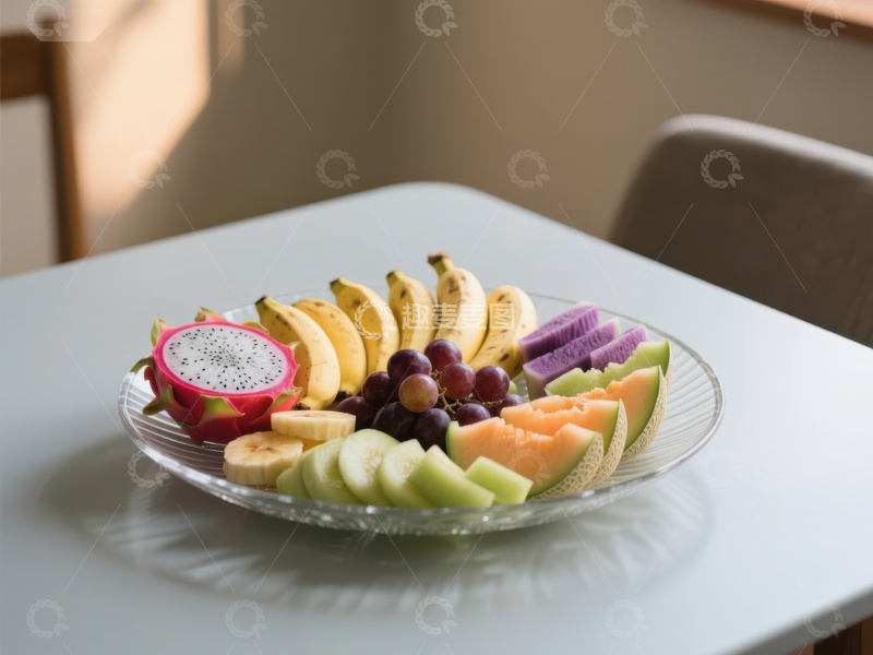 高清大图下载【趣麦麦图】色彩缤纷的水果拼盘