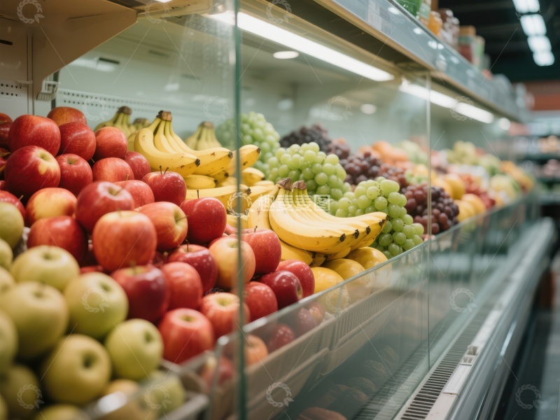 高清大图下载【趣麦麦图】超市水果陈列展示