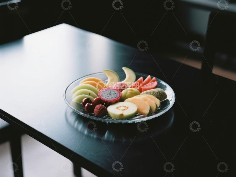 高清大图下载【趣麦麦图】色彩缤纷的水果拼盘