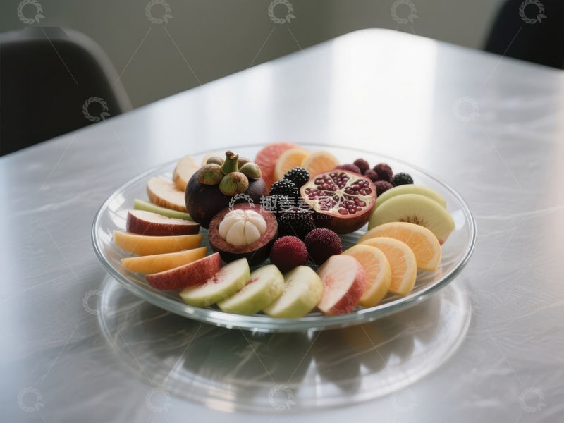 高清大图下载【趣麦麦图】色彩斑斓的水果拼盘