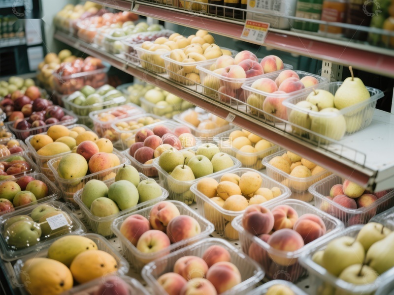 高清大图下载【趣麦麦图】超市水果区展示各类新鲜水果