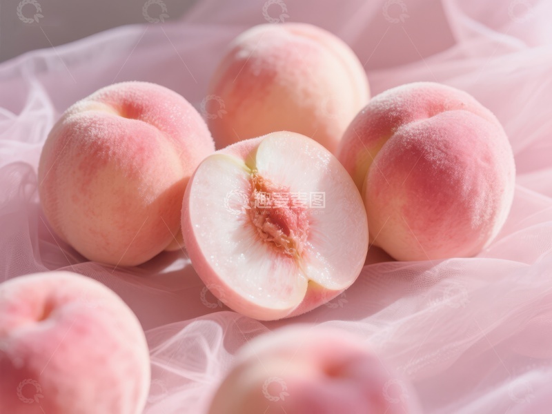 高清大图下载【趣麦麦图】新鲜桃子静物摄影