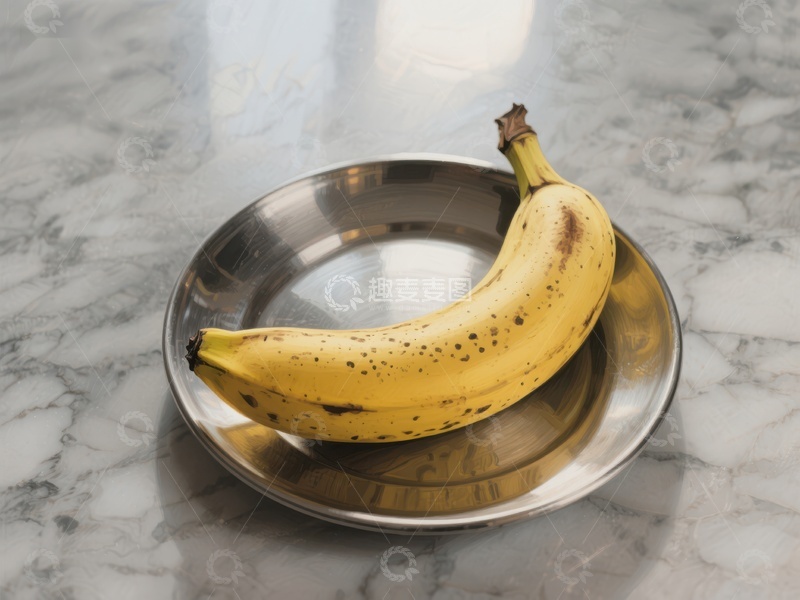 高清大图下载【趣麦麦图】盘中的两根香蕉