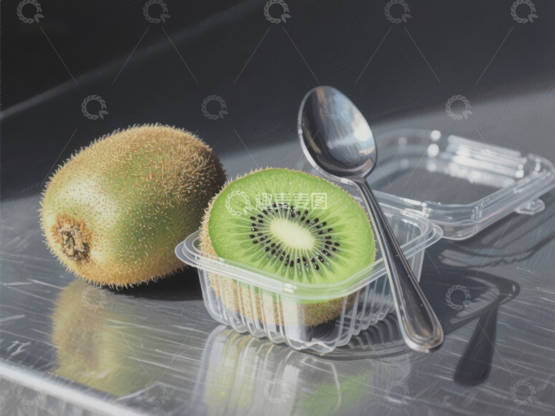 高清大图下载【趣麦麦图】新鲜猕猴桃与切片展示