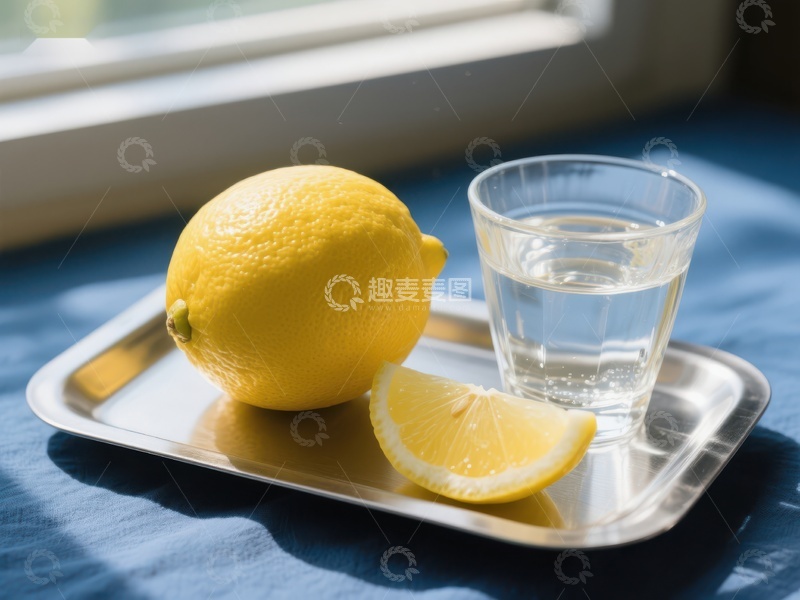 高清大图下载【趣麦麦图】柠檬与清水的静谧组合