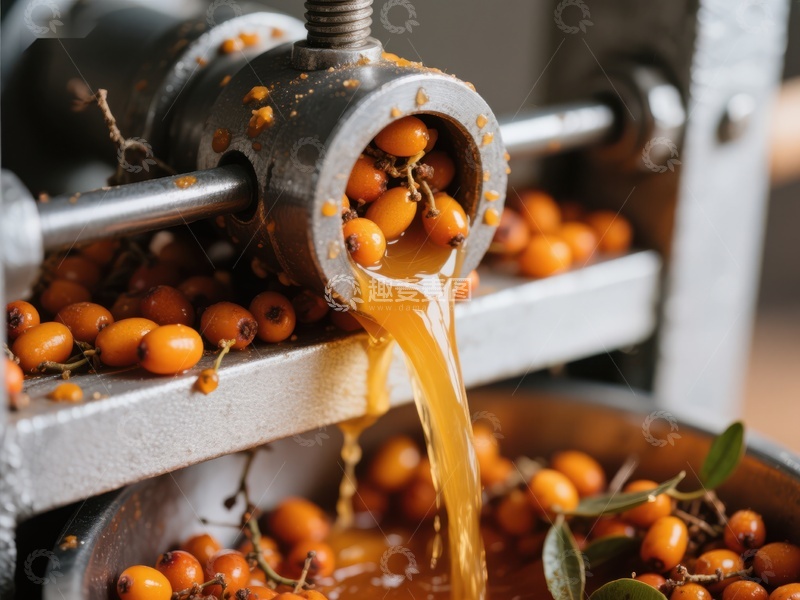 高清大图下载【趣麦麦图】水果榨汁机工作场景