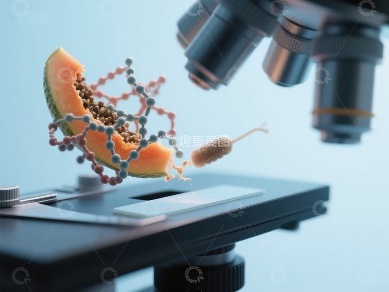 高清大图下载【趣麦麦图】显微镜下的基因编辑水果