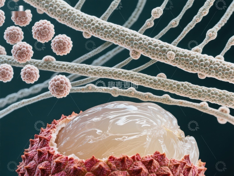 高清大图下载【趣麦麦图】细胞与微生物的微观互动