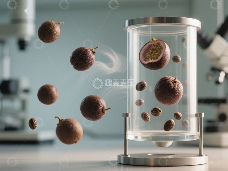 高清大图下载【趣麦麦图】实验室中的果实悬浮实验