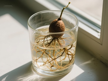 水培植物根系生长