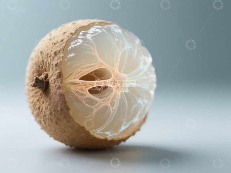 高清大图下载【趣麦麦图】新鲜龙眼果肉特写