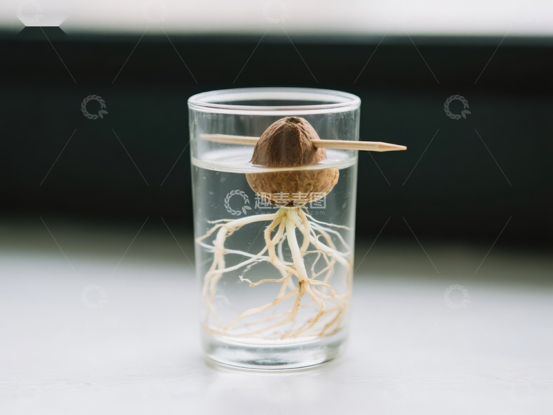 水中生根的植物种子