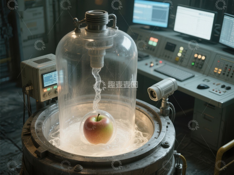 高清大图下载【趣麦麦图】实验室中的苹果悬浮实验