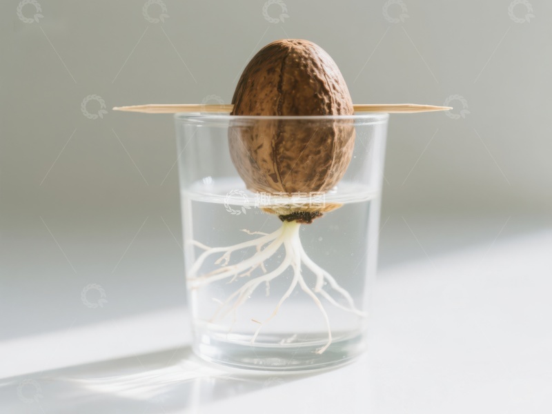 水培核桃生根实验