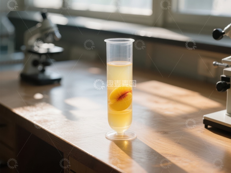 高清大图下载【趣麦麦图】实验室中的透明液体与水果实验