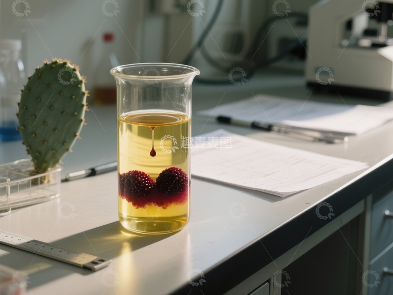 高清大图下载【趣麦麦图】实验室中的烧杯与浆果实验