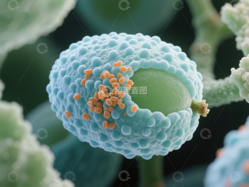 高清大图下载【趣麦麦图】细胞内部结构显微观察