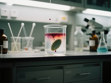 实验室中植物样本的化学实验