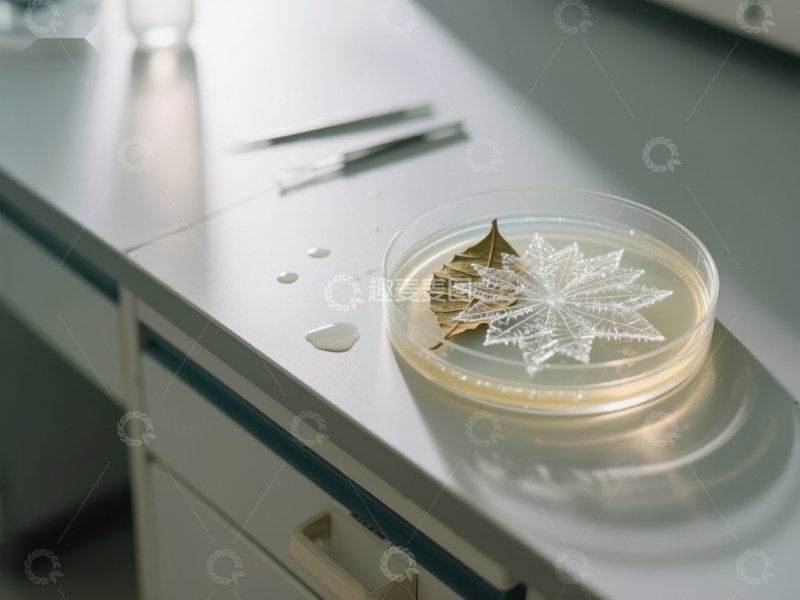 高清大图下载【趣麦麦图】实验室中的培养皿与晶体结构