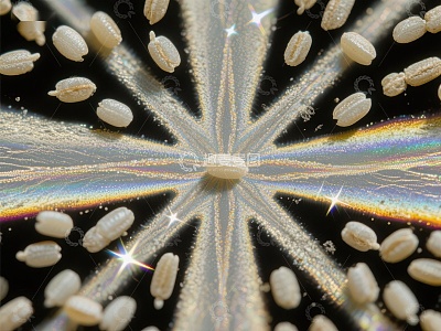 微观视角下的种子与光芒