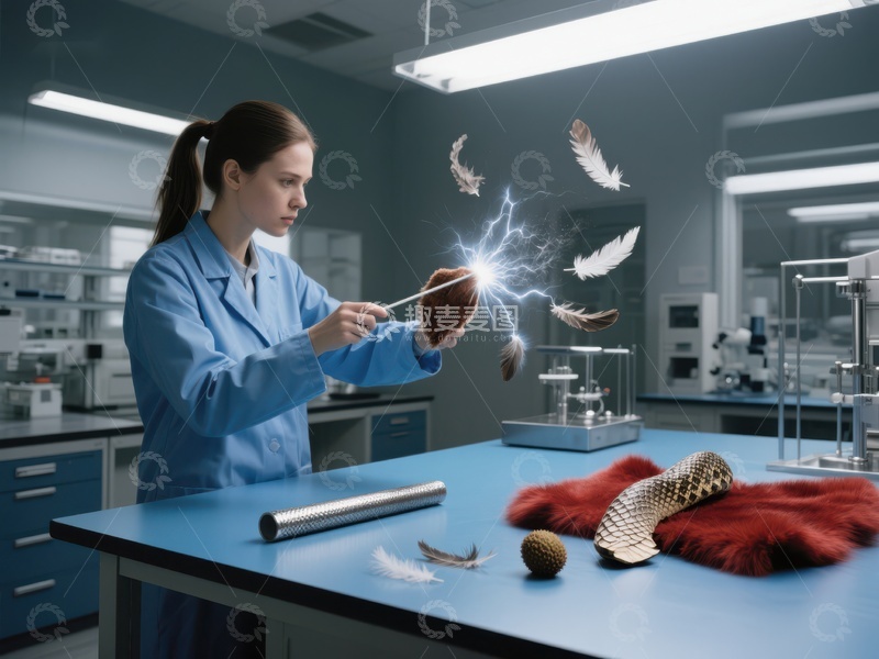 高清大图下载【趣麦麦图】实验室中静电实验的瞬间