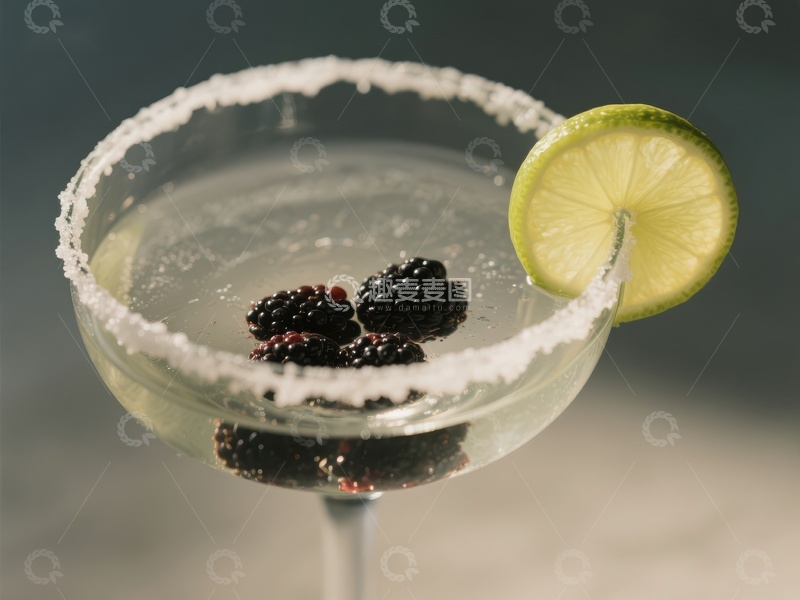 高清大图下载【趣麦麦图】黑莓青柠鸡尾酒